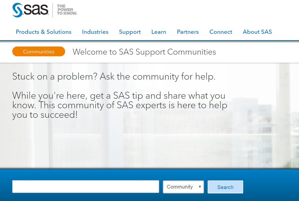 Stuck on a SAS Problem? Ask for Help