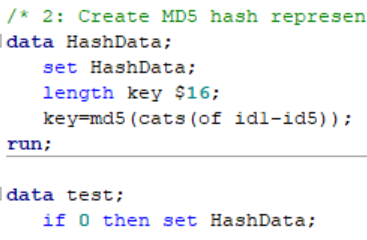 Advanced Techniques to Reduce SAS Hash Object Size