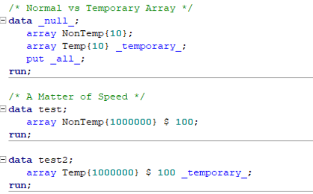 Why Arrays Should be _TEMPORARY_ When Possible