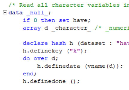 Read Many Variables Into the SAS Hash Object